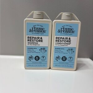 Repair & Restore Shampoo and Conditioner Set - Blue and White